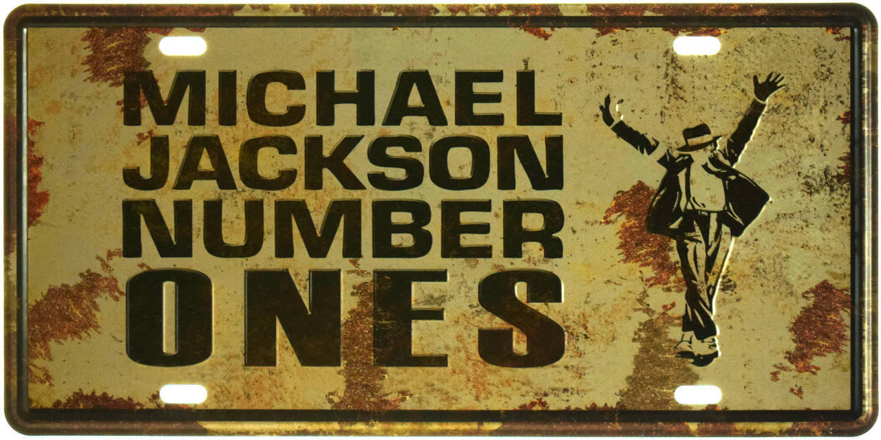 

Металлическая табличка "Майкл Джексон / Michael Jackson Number Ones" (ms-002942)