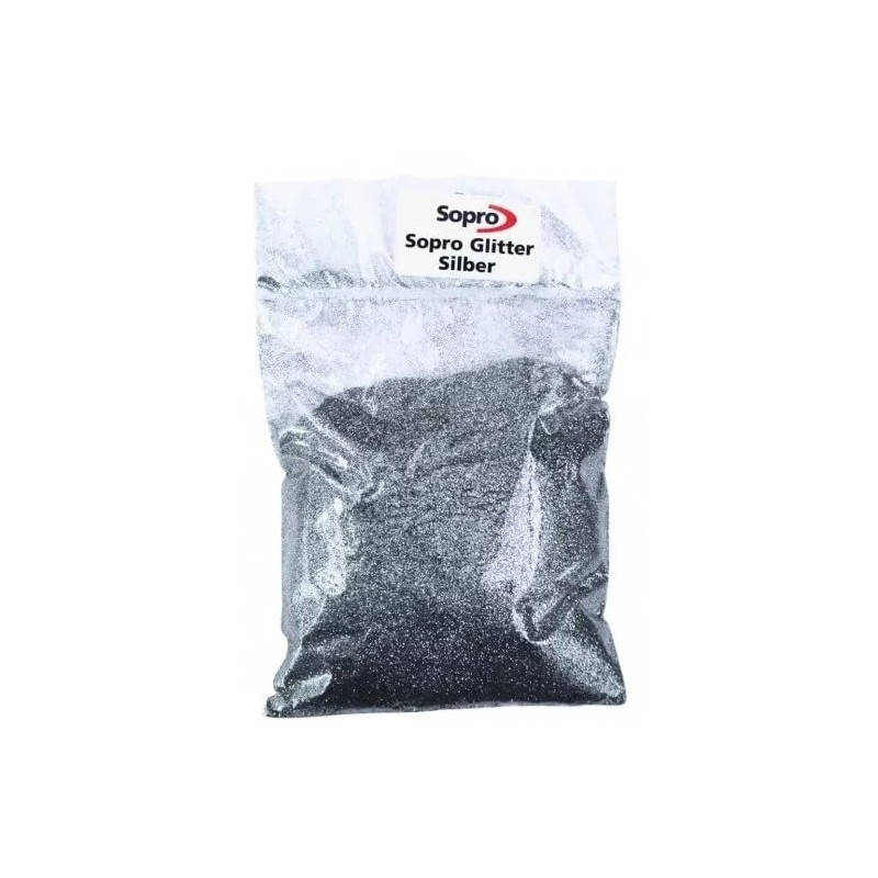 

Блестки декоративные Sopro Glitter 1020 0,1 кг серебристый