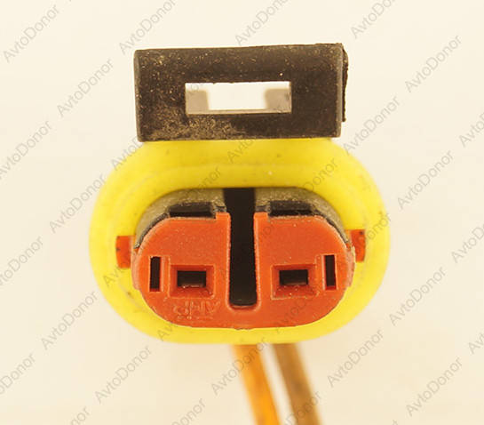 

Разъем автомобильный 2-пин/контактный. Мама. Герметичный. 13×7 мм. Оригинал. Б.У