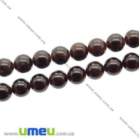 

Бусина натуральный камень Гранат, 6 мм, Круглая, 1 шт (BUS-018927), Красный