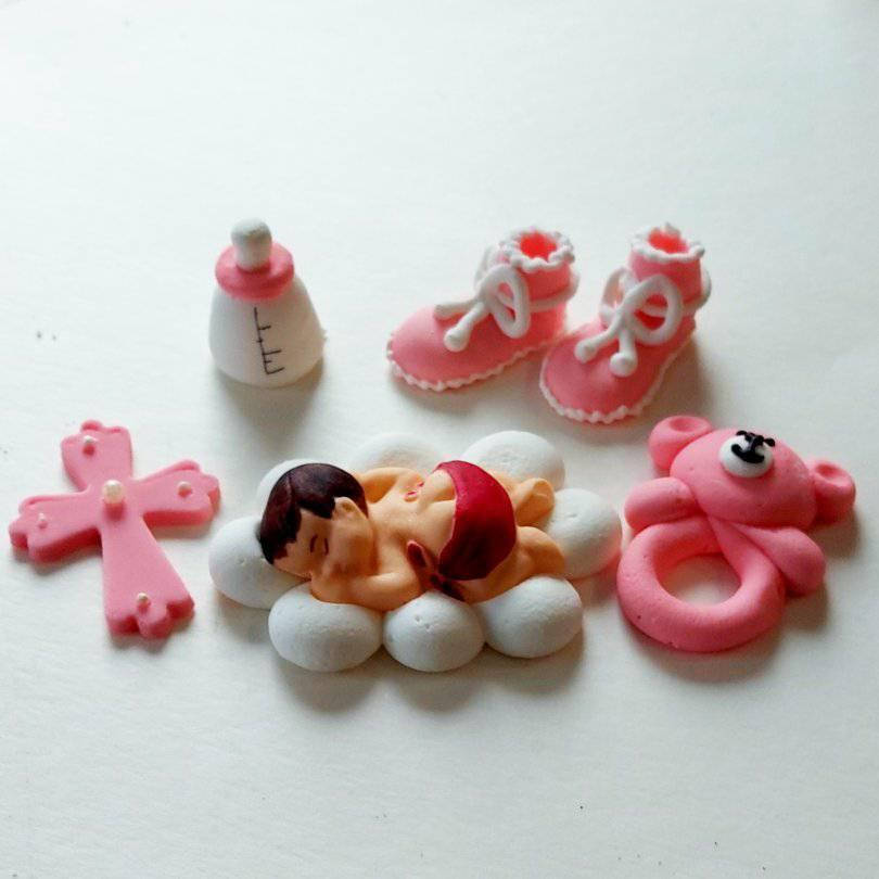 

Украшение на торт на крестины .