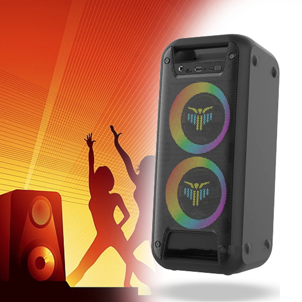 

Портативная колонка мини-чемодан с USB, SD, FM, AUX, Bluetooth с ручкой ESS-301B
