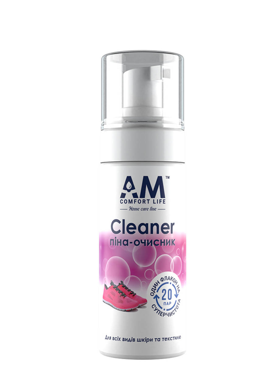 

AM Cleaner пена-очиститель для обуви и одежды