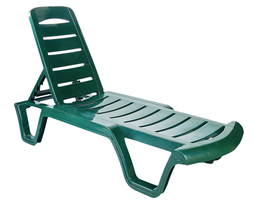 

Шезлонг пластиковый Зелёный