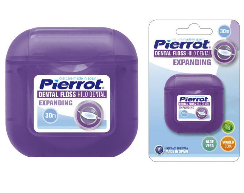 

Зубная нить Pierrot Dental Floss "Алоэ Вера", которая расширяется, Ref.48