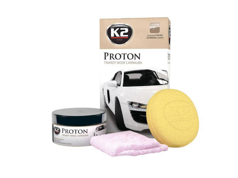 

Полироль восковой K2 с губкой и тряпкой PROTON 200 г (G040)