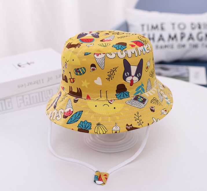 

Панама бавовняна дитяча Різноколор 50, Желтый