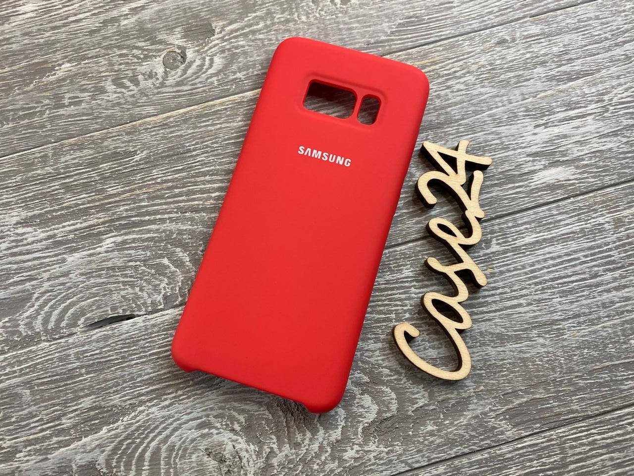 

Чехол Soft touch для Samsung Galaxy S8 (8 цветов) красный