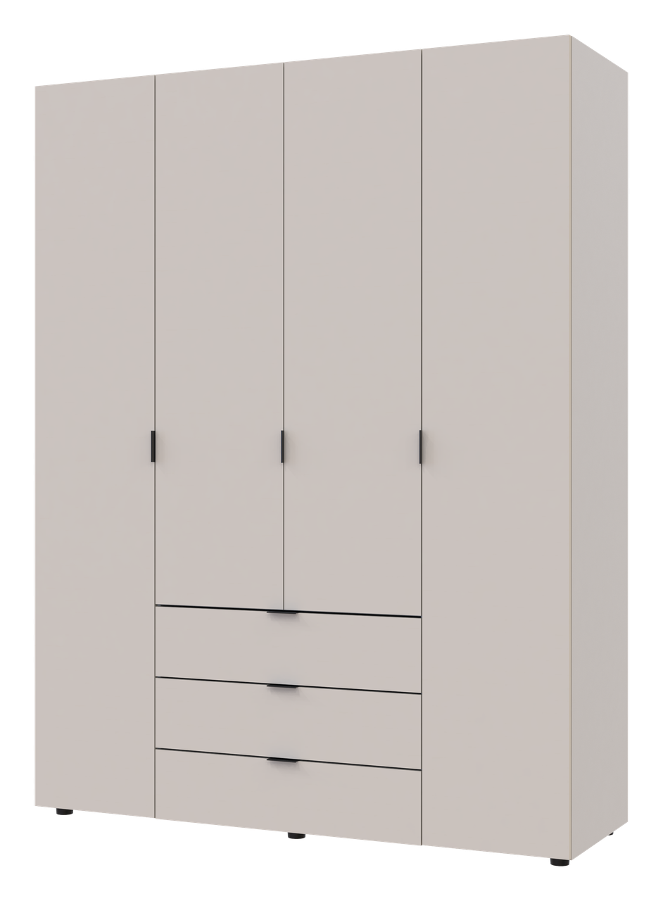 Розпашна Шафа для одягу Doros Гелар Кашемір 4 ДСП 155х49.5х203.4 (80737634) 4