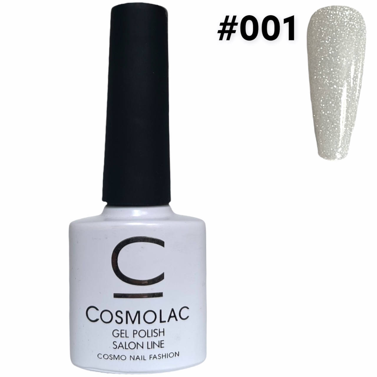 

Cветоотражающий гель-лак для ногтей Cosmolac Disco Gel polish, 7.5ml. (Светящийся) №001