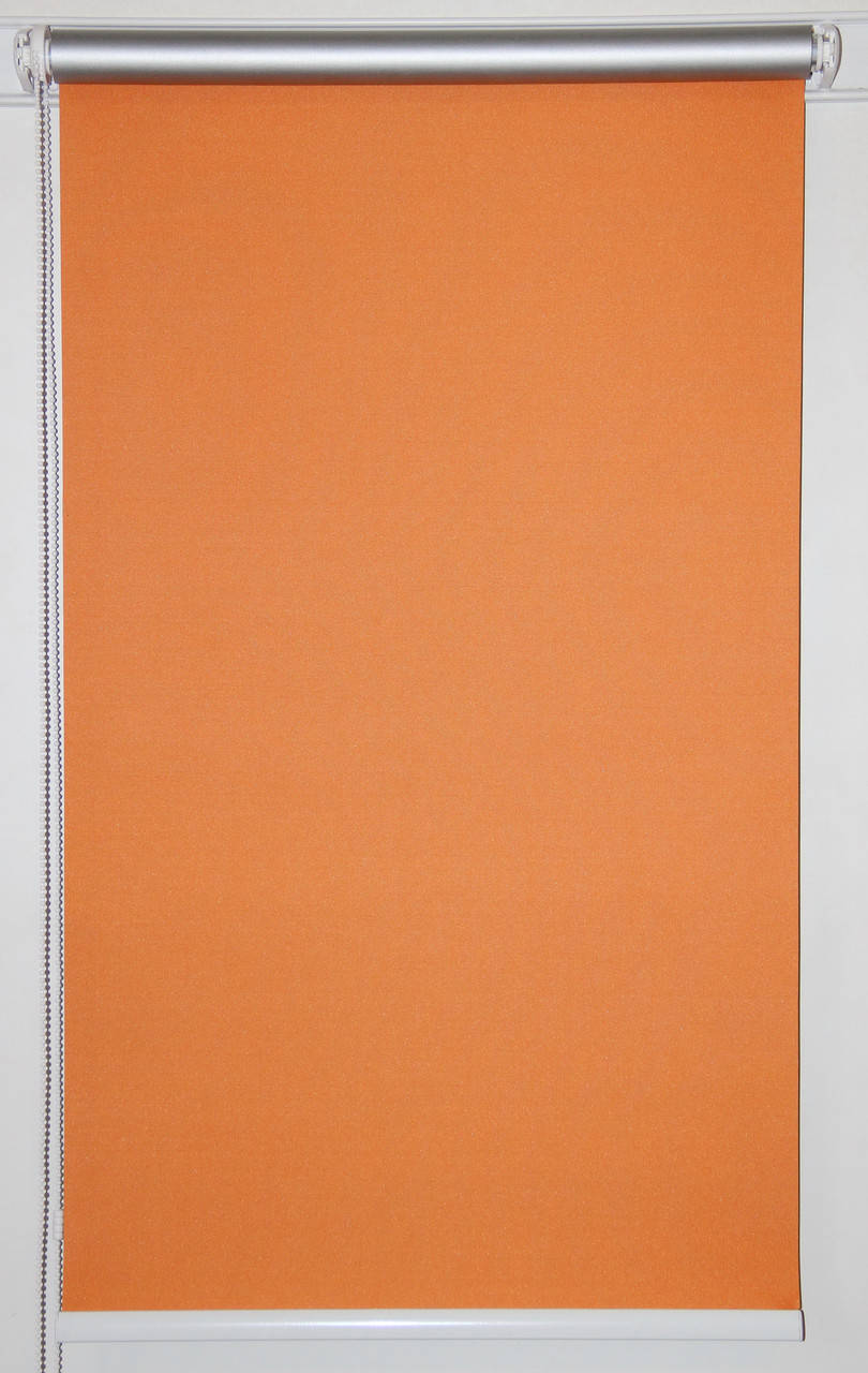 

Рулонная штора 600*1500 Блэкаут Сильвер Оранж, Оранжевый