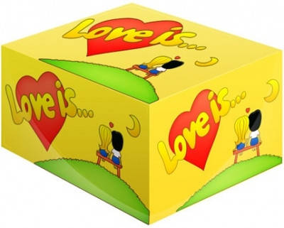 

Жвачки Love is ананас-кокос жевательная резинка лове ис