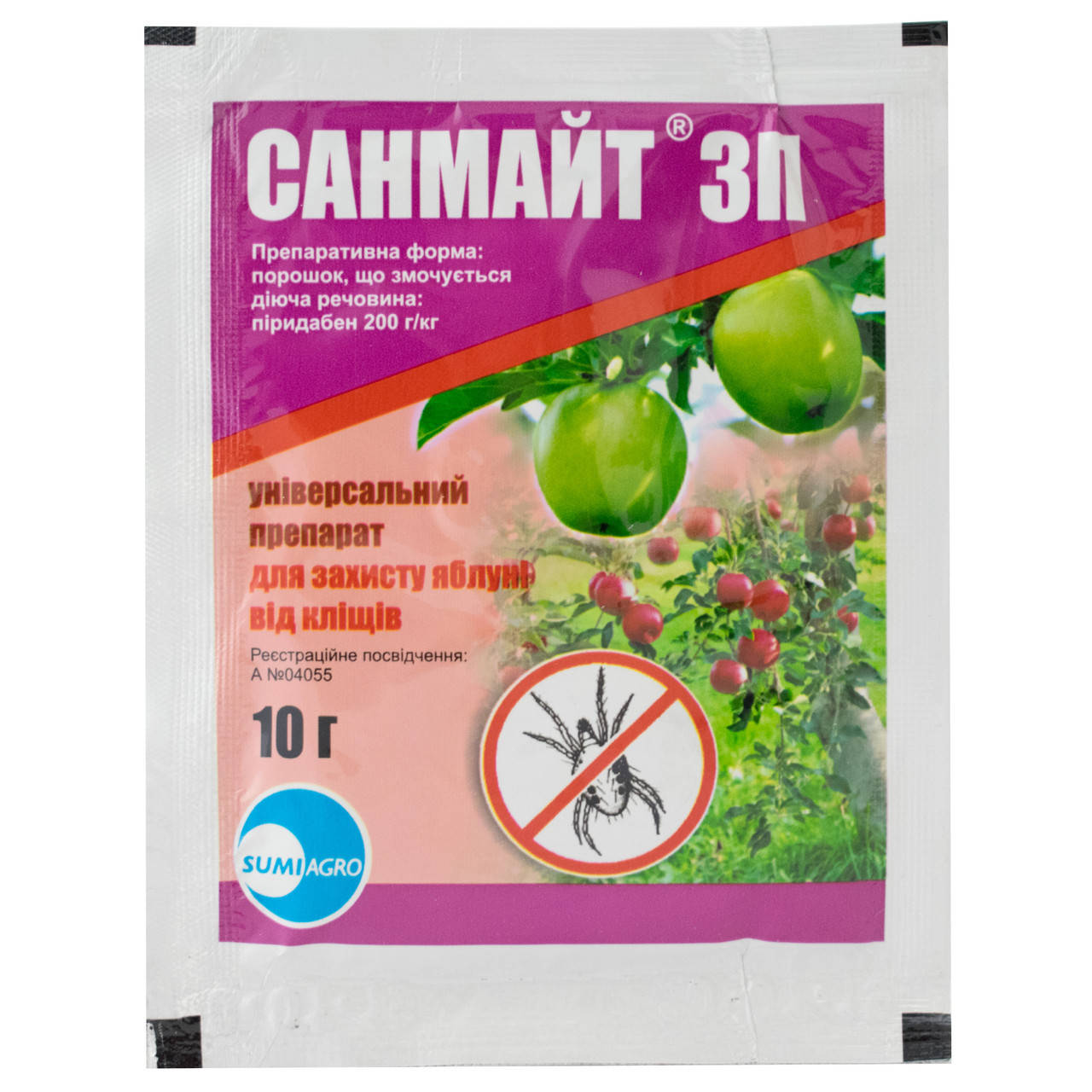 

Санмайт акарицид, 10 г, Саммит-Агро (паутинный клещ, белокрылка)