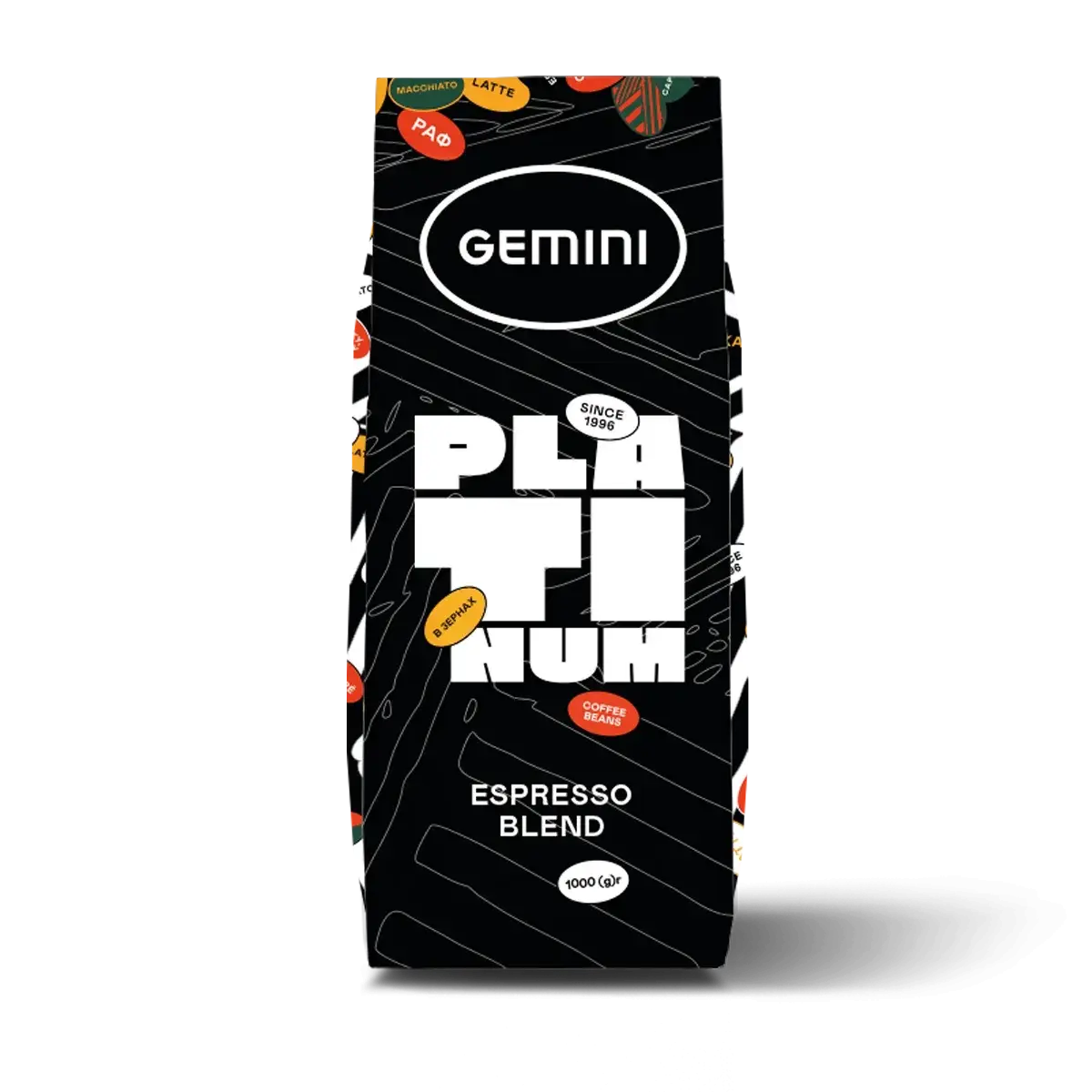 

Кофе в зернах Gemini Espresso Platinum