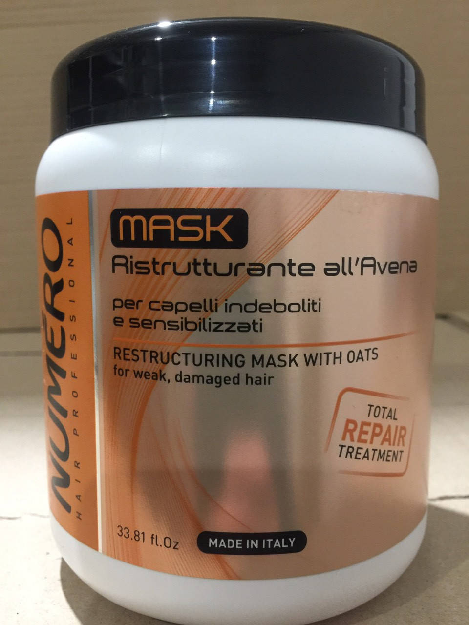 

Восстанавливающая маска для волос Brelil Numero с экстрактом овса