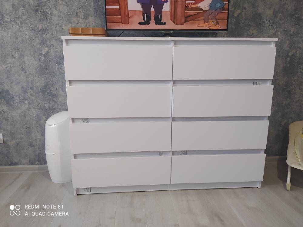 

Комод на 8 Ящиков Серия Лайт Эко нимфея