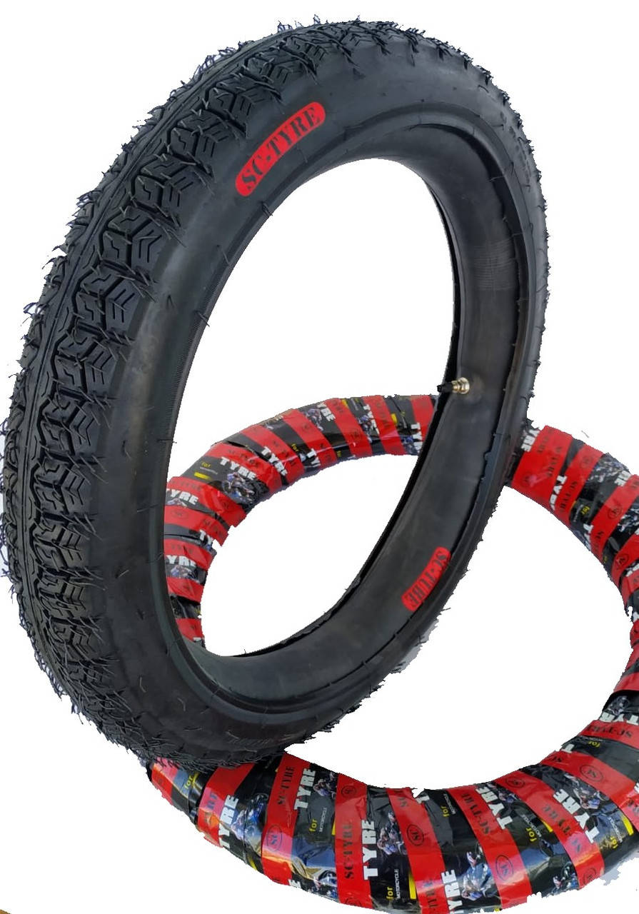 

Мотошина 2.75-18 + камера SC Тайвань PROFESSIONAL