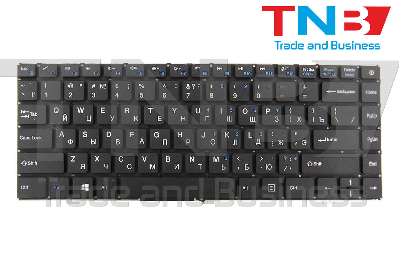 

Клавиатура PRESTIGIO Smartbook PSB133S01ZFP YXT-NB93-52 Черная RUUS ОРИГИНАЛ, Черный