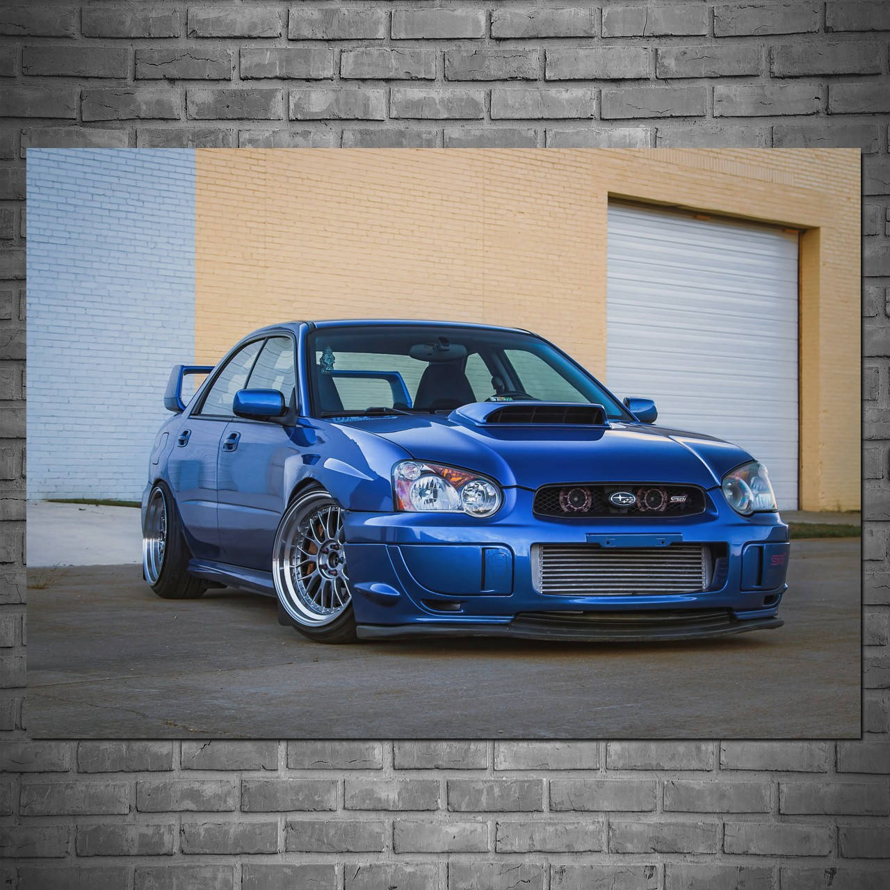 

Постер "Автомобиль Subaru Impreza, синий". Субару. Размер 60x42см (A2). Глянцевая бумага