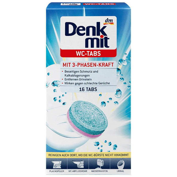 

Таблетки для сливного бачка Denkmit 16 шт