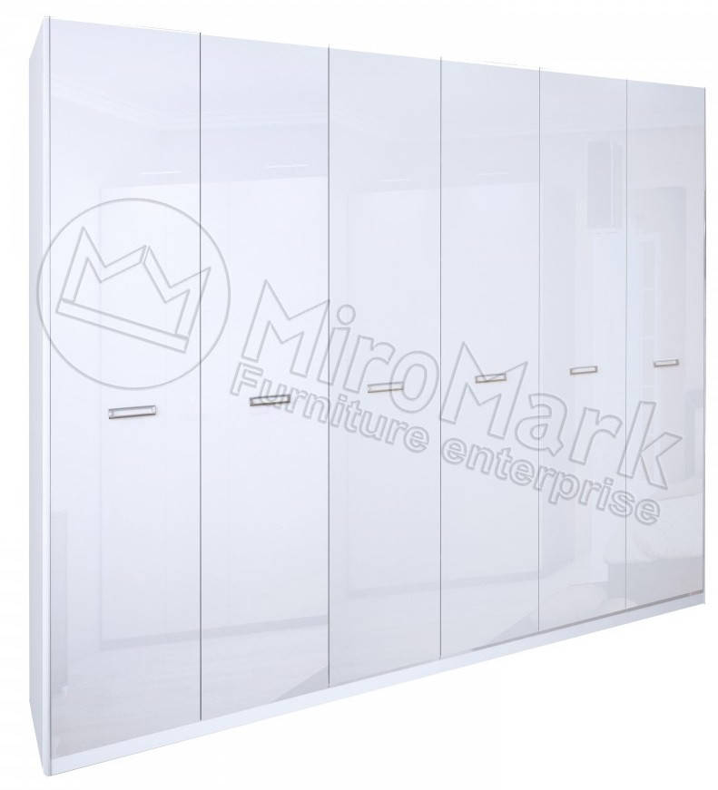 

Шкаф 6Д Bella / Белла MiroMark белый глянец