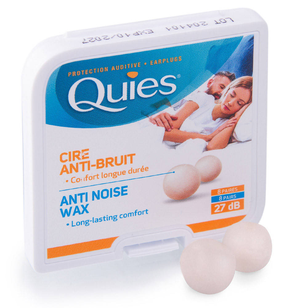

Восковые беруши Quies Natural Wax 8 пар SNR 27 дБ (912-02)