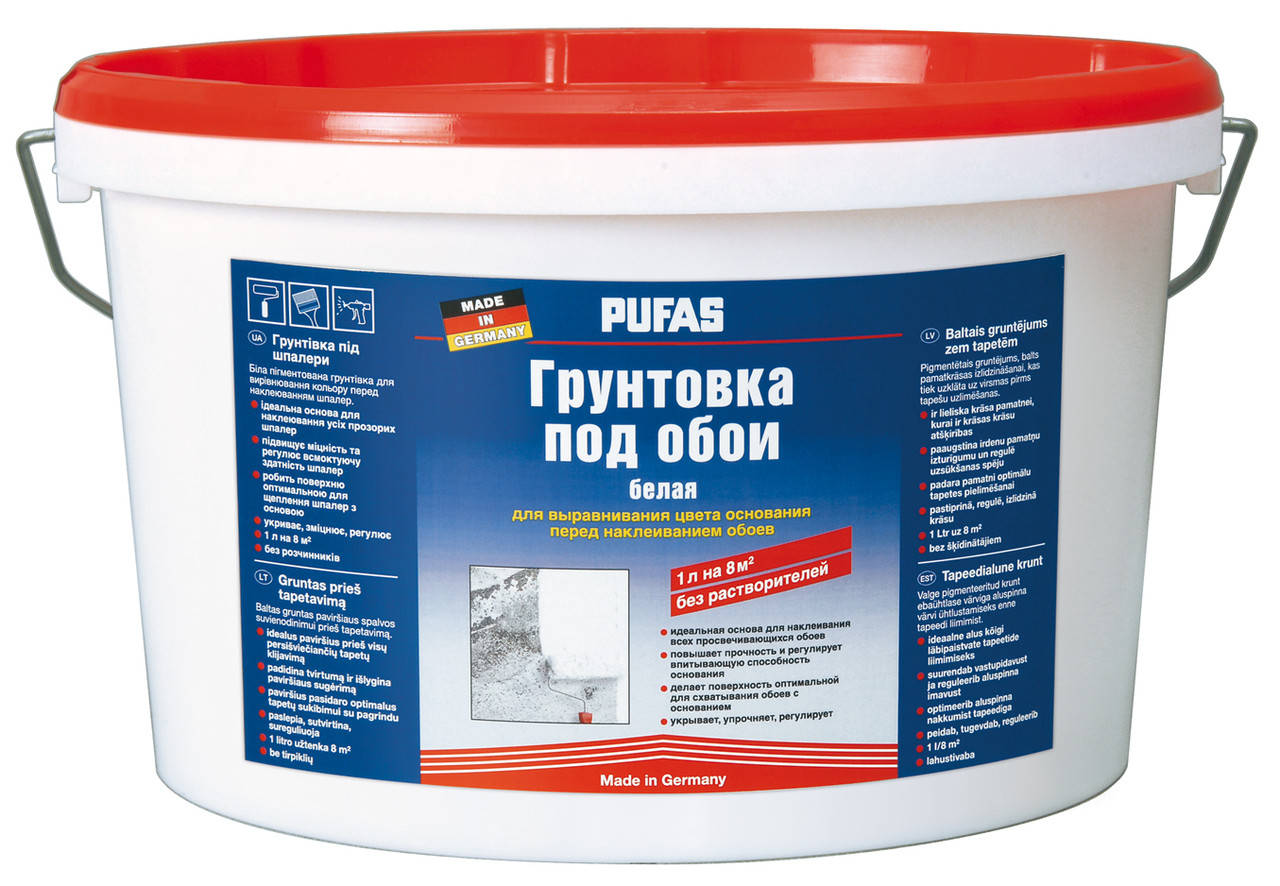 

Pufas Грунтовка под обои, 5л