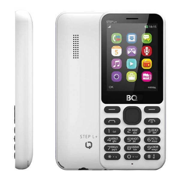 

Мобильный телефон BQ 2431 UA Step L+ White, Белый