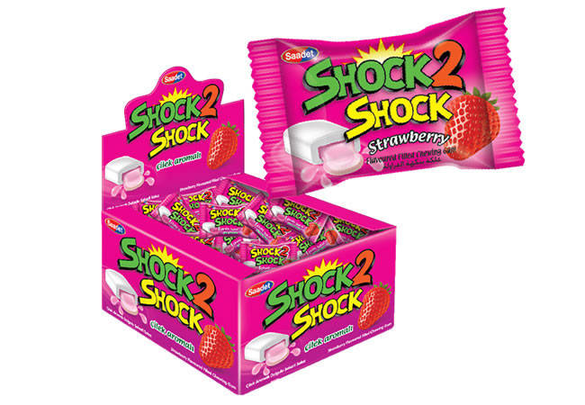 

Жевательная резинка Shock Шок 100 шт