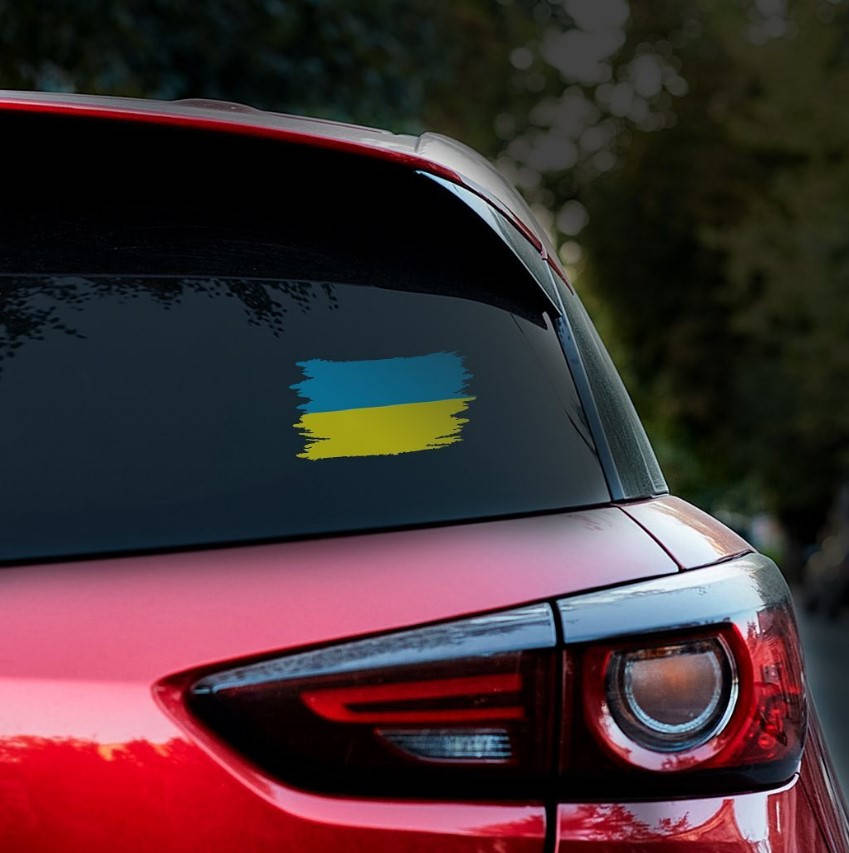 

Наклейка "Флаг Украины"