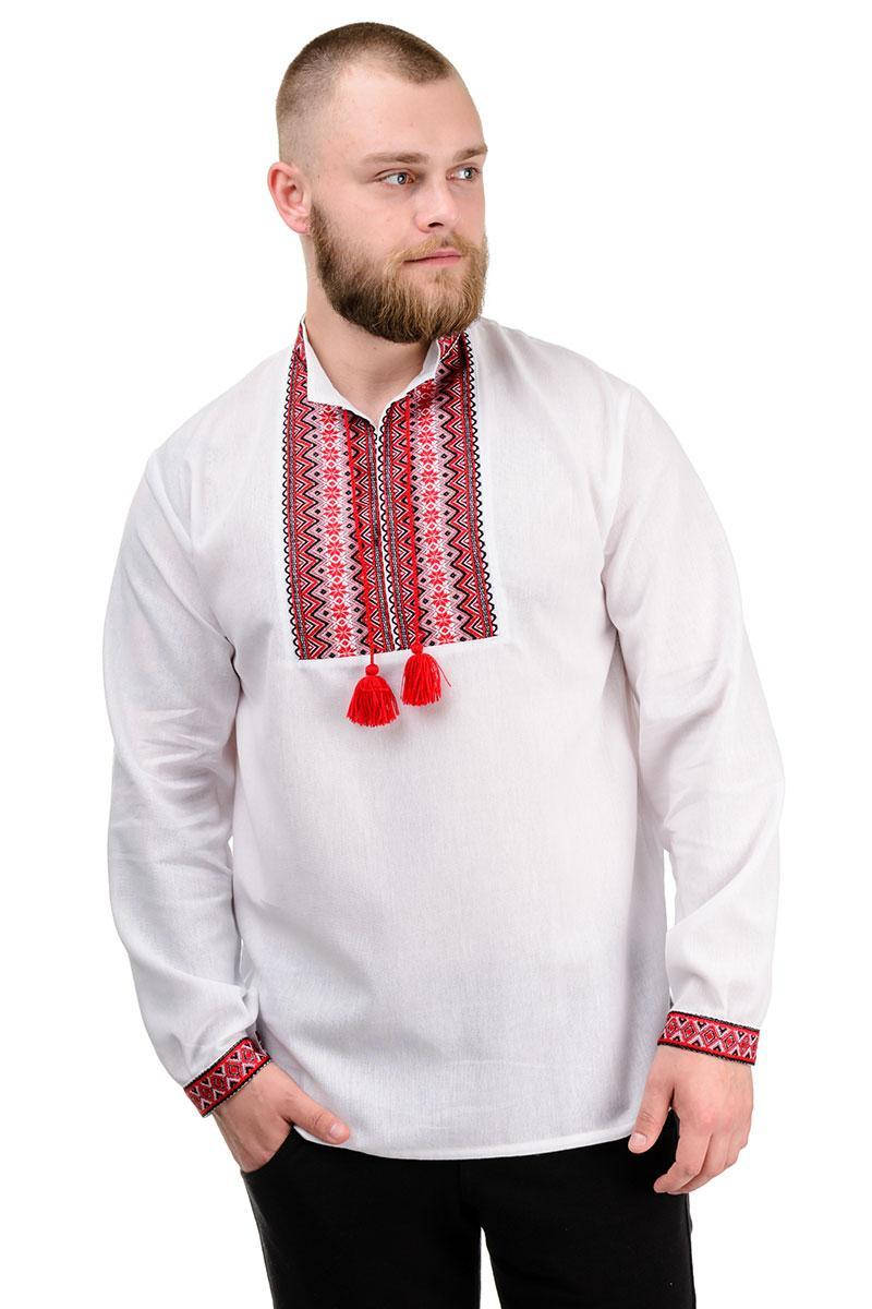

Вышиванка сорочка мужская, Вишиванка чоловіча, хлопкова, р-р 44-54 52