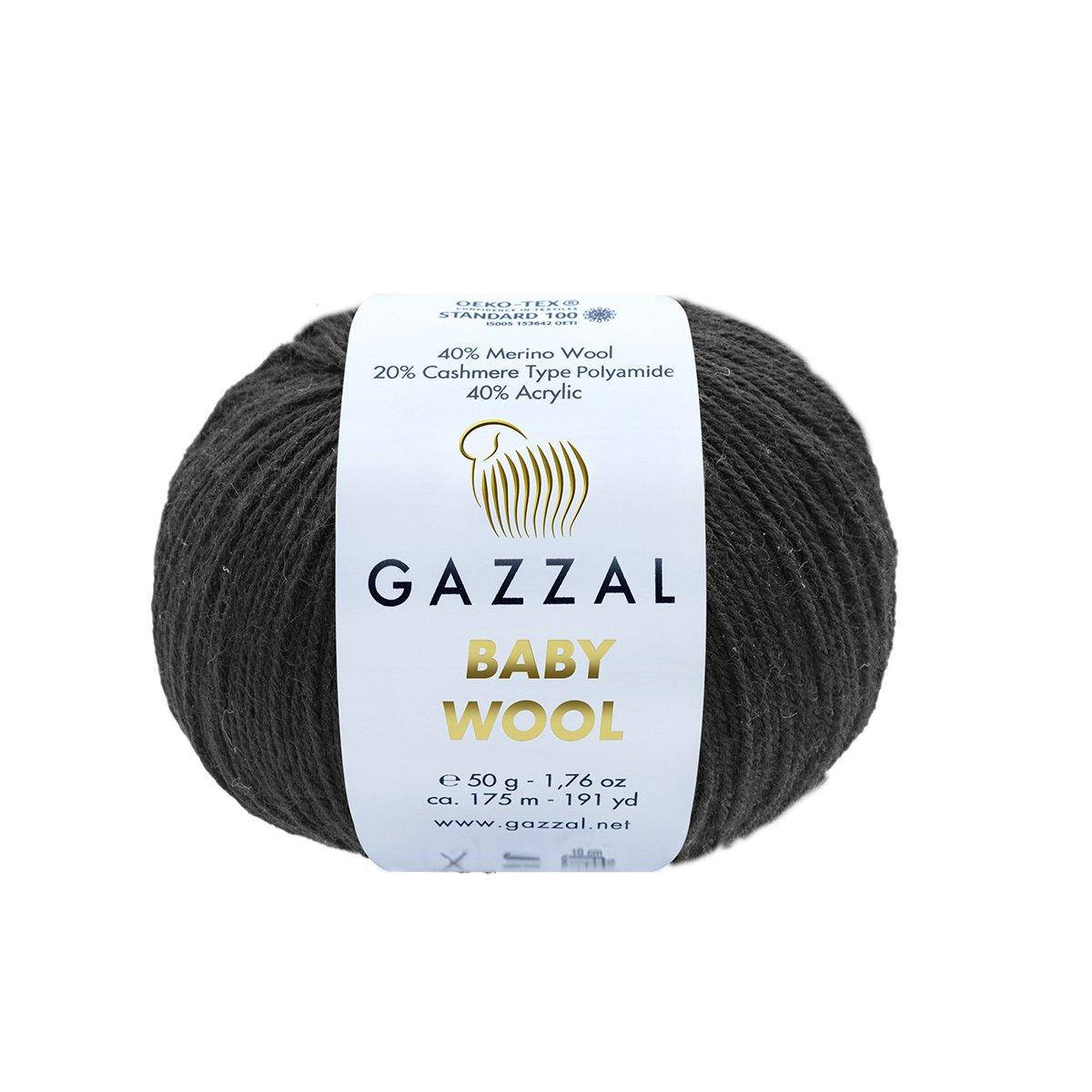 

Gazzal Baby Wool № 803 черный