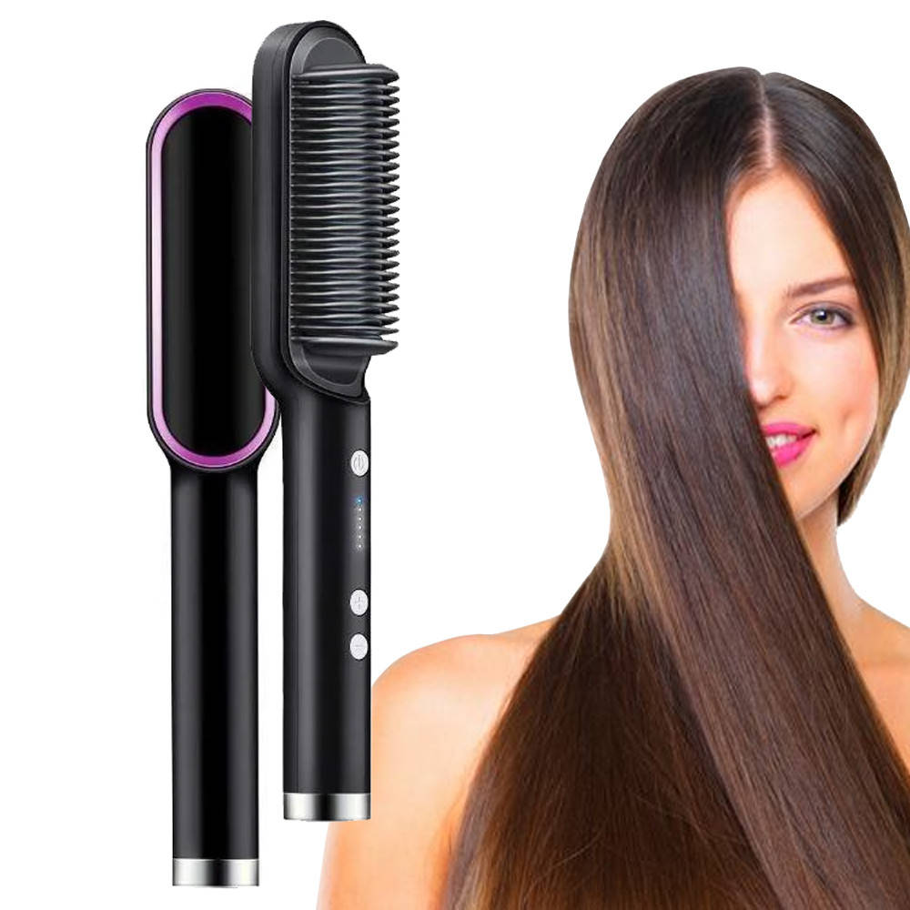 

Расческа выпрямитель Hair Straightener RD380 Черная