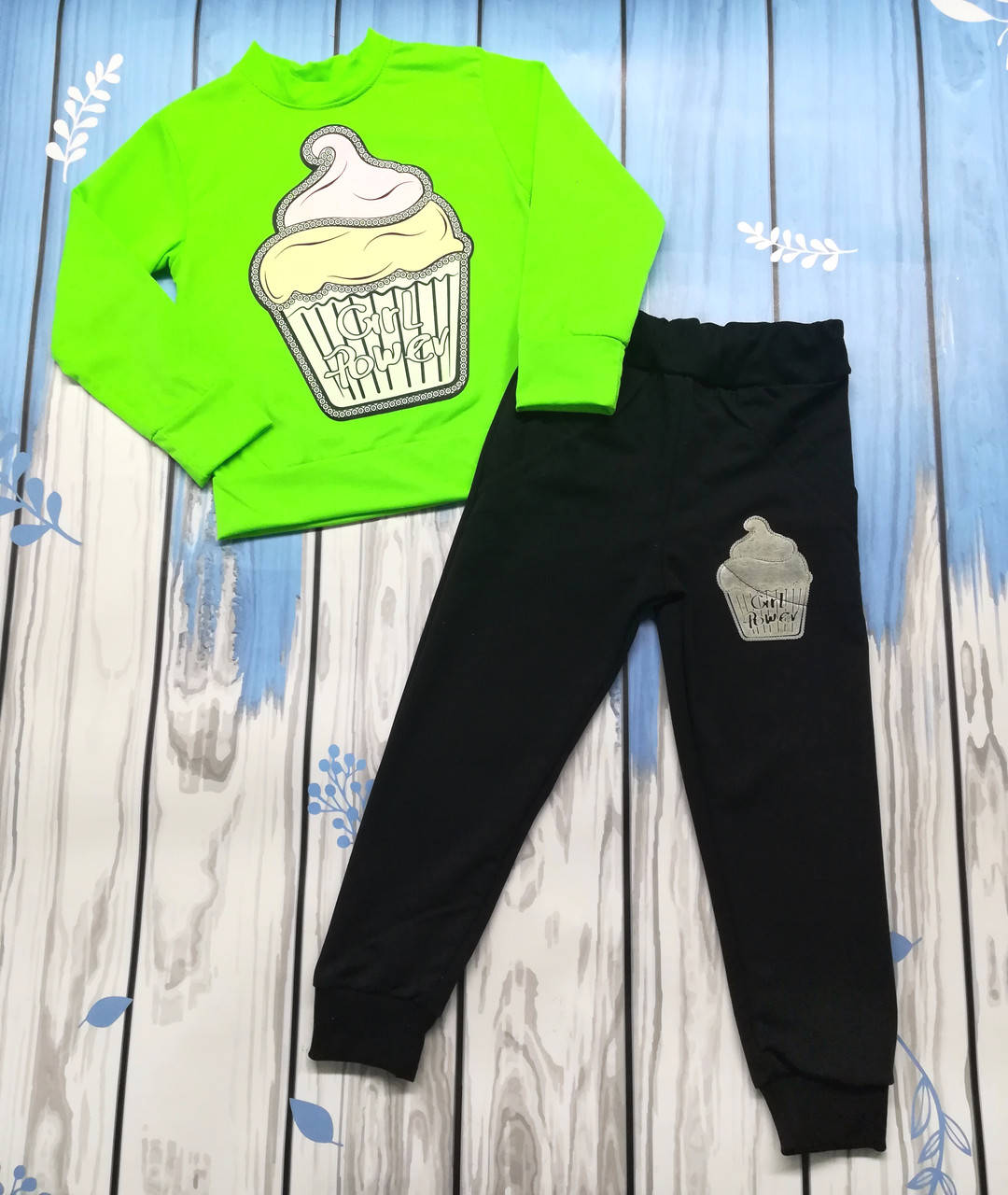 

Костюм для девочек "Кексик" (салатовый) 26, Разные цвета