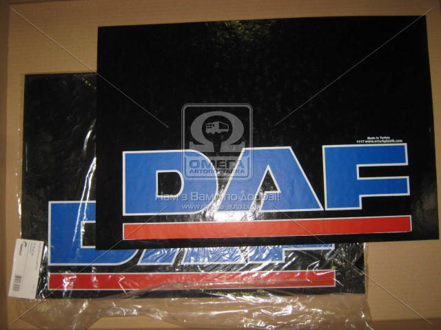 

Брызговик DAF 40X60X4 (цветной) с надписью TP 95.47.48