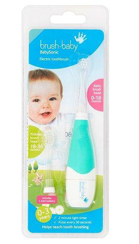 

Brush-Baby Електрична зубна щітка BabySonic (від 0 до 3 років)