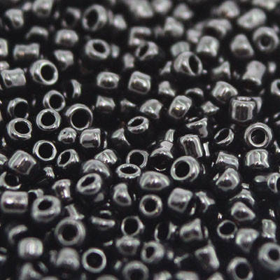 

Бисер Китайский 12/0, Непрозрачный (OCS), Черный 49, Круглый, 100г
