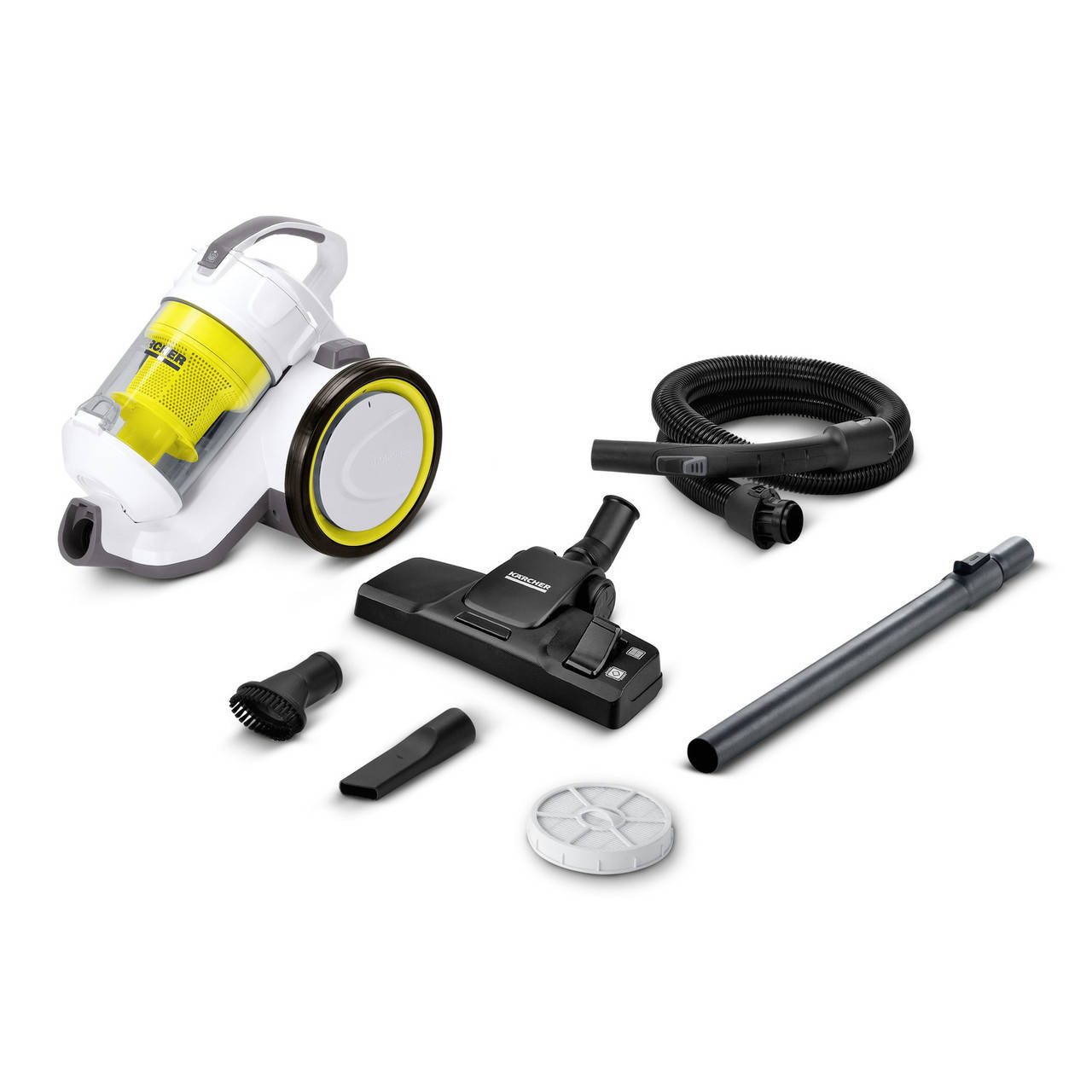 

Пылесос мультициклонный Karcher VC 3 PREMIUM для сухой уборки с насадками, универсальный для дома без мешка