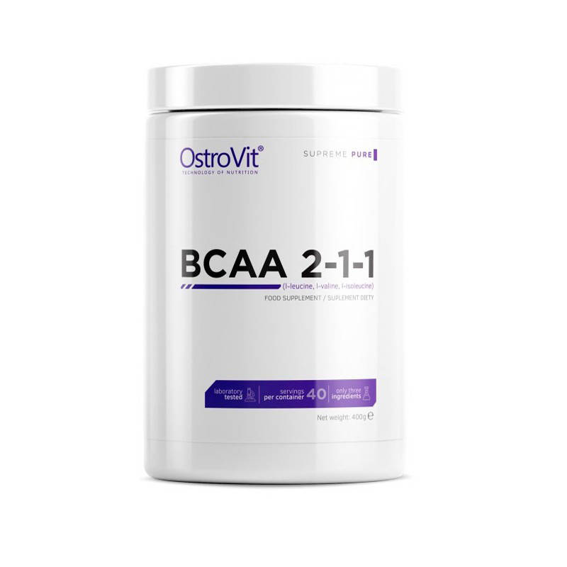 

BCAA 2-1-1 OstroVit, 400 грамм (без вкуса)