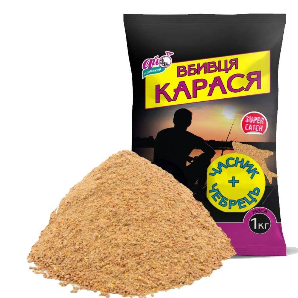 

Прикормка "Ай подсекай" Карась "Чеснок/Чабрец"1000 грамм