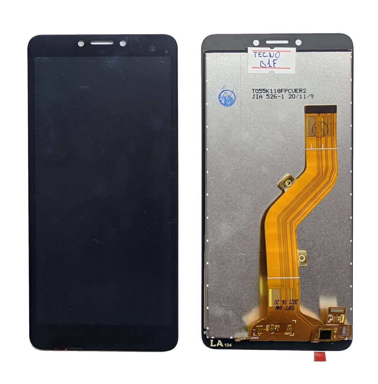 

Дисплейный модуль Tecno Pop 2F B1F тачскрин и экран, Черный