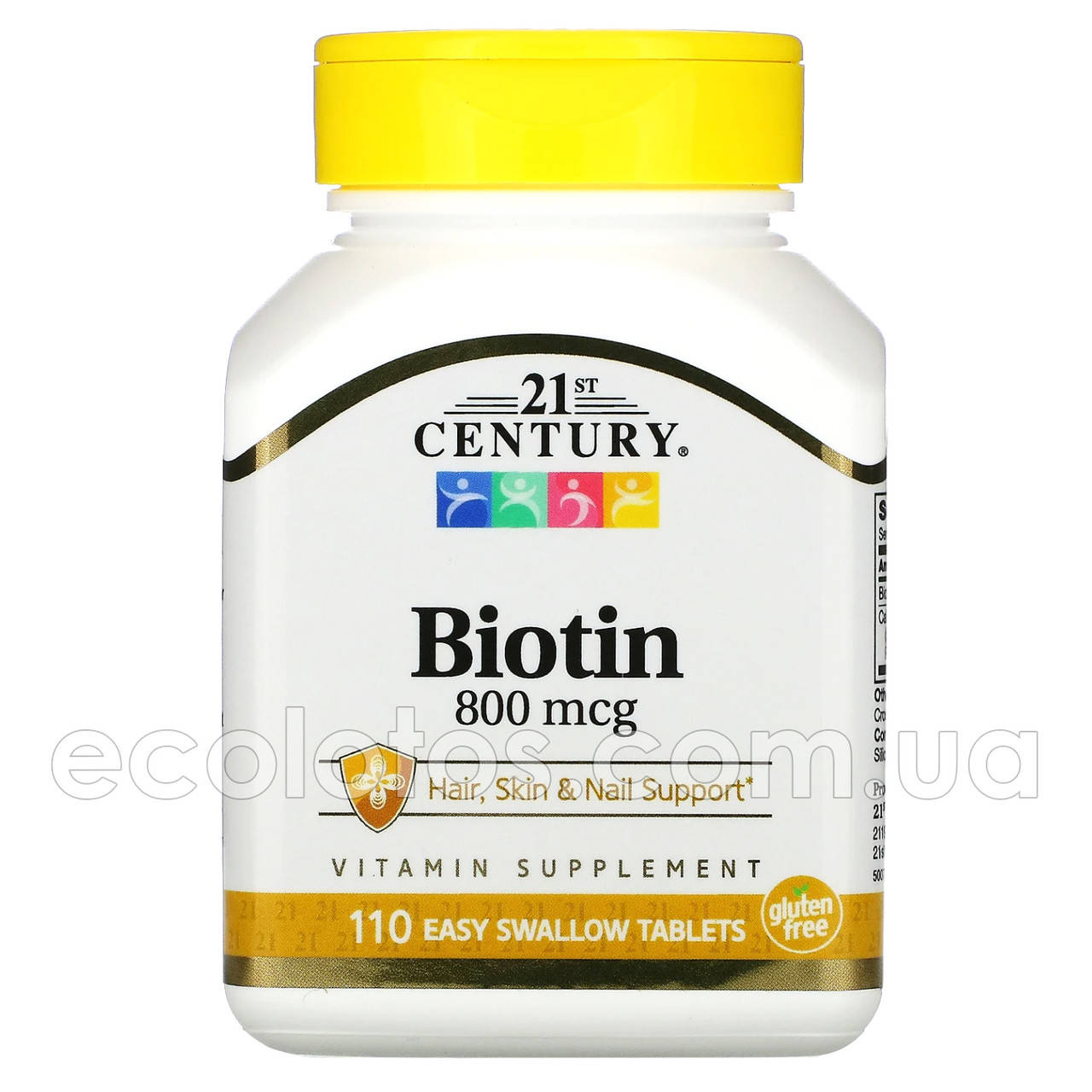 

Биотин "21st Century" 800 мкг 110 таблеток
