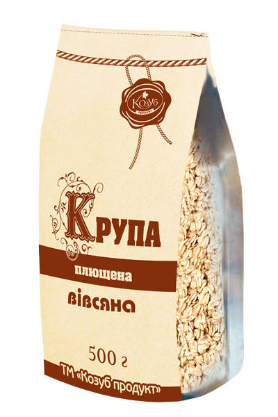 

Крупа вівсяна плющена 500г Козуб