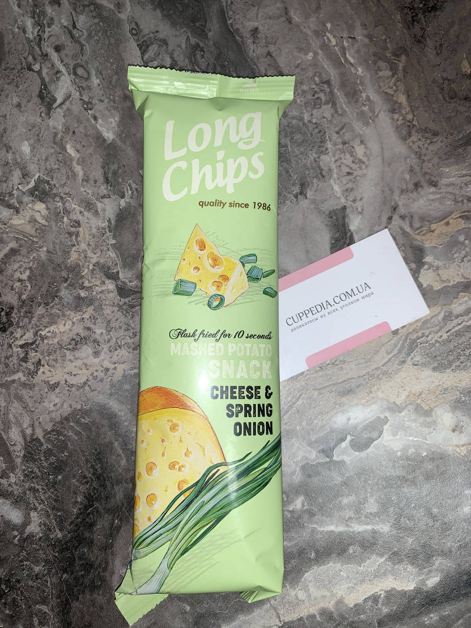 

Чипсы Long Chips Cheese & spring onion с сыром и луком 75 грм