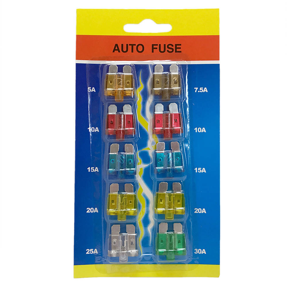 

Набор предохранителей Auto Fuse Евро Стандарт с индикатором (10шт.)