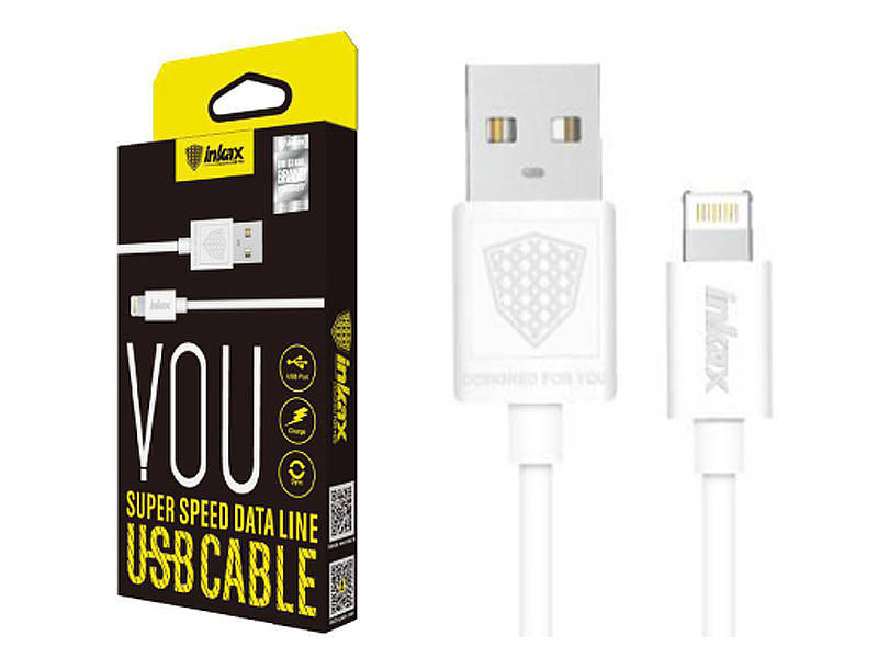 

Кабель USB - Lightning 1,0м Inkax CK-13 (уп. 30шт) 300шт 8021
