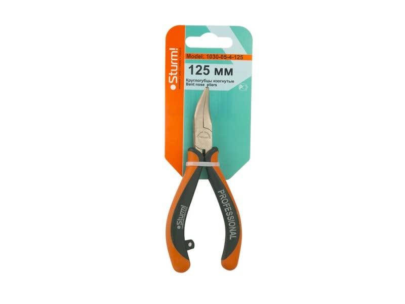 

Круглогубцы изогнутые 125мм (Profi mini) Sturm 1030-05-4-125