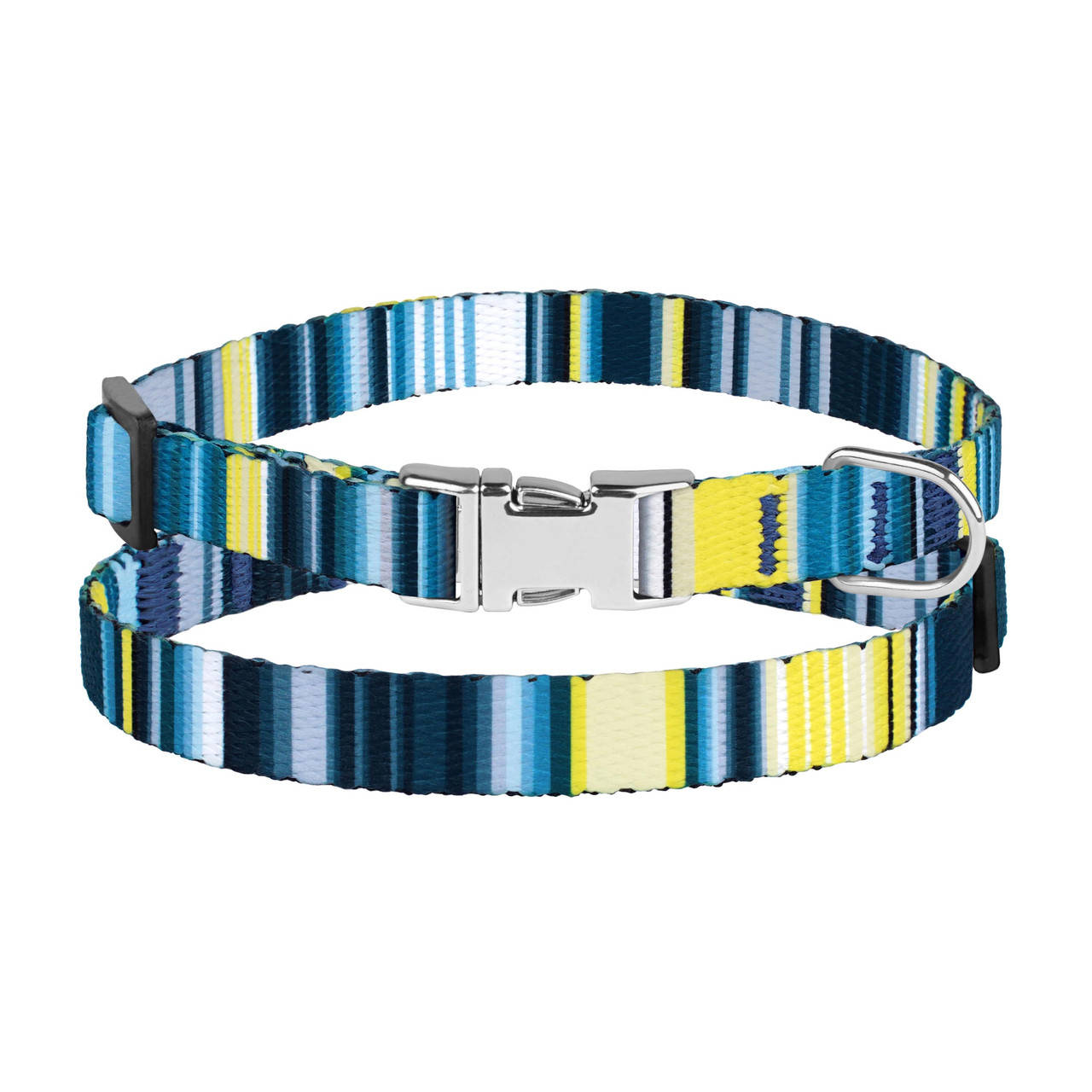 

Ошейник для Кошек Bronzedog Urban West Нейлоновый c Металлической Пряжкой + Гравировка Синий