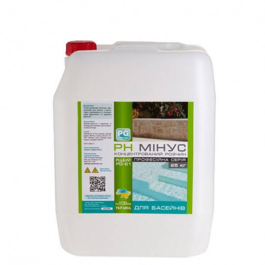 

Регулятор pH минус для бассейна Barchemicals pH минус жидкий 27 кг