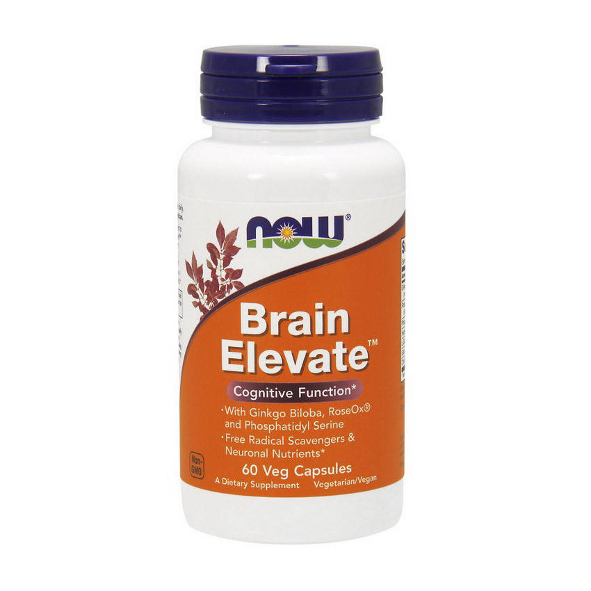 

Пищевая добавка NOW Foods Brain Elevate 60 VCaps
